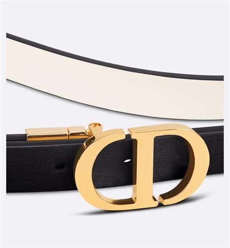 dior 30 montaigne reversible belt|30 Montaigne Reversible Belt Black and Latte Smooth Calfskin, .